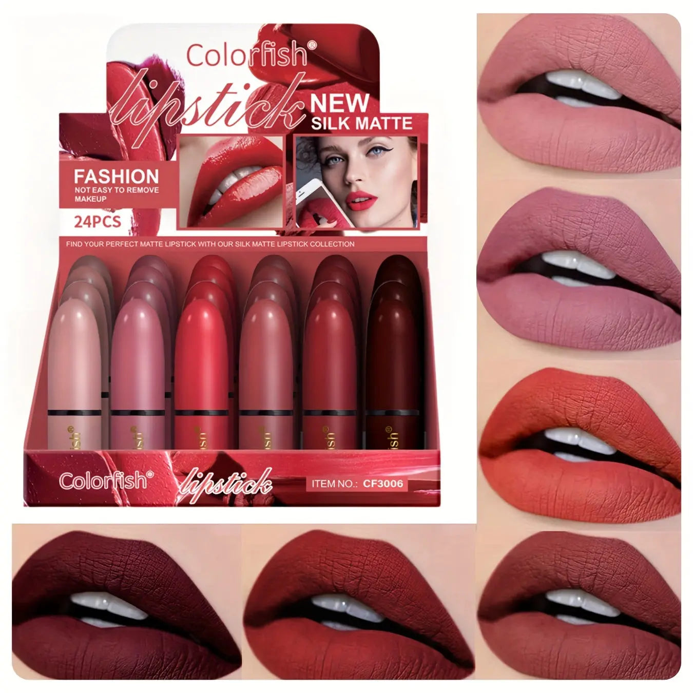 Colorfish Velvet Lipstick Collection Cashymart