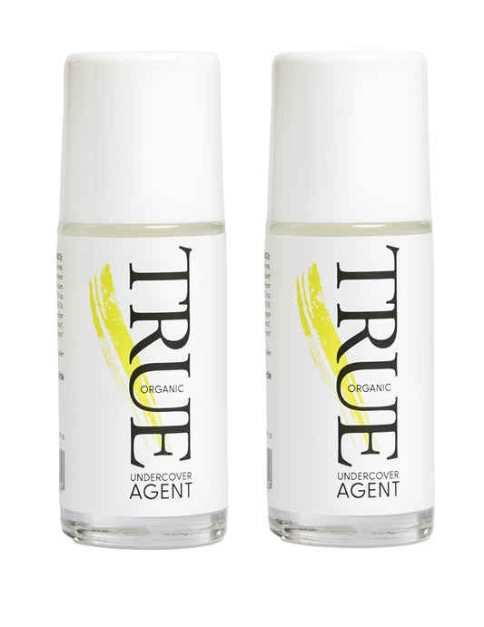 2 pack Undercover agent natural deodorant Lemongrass